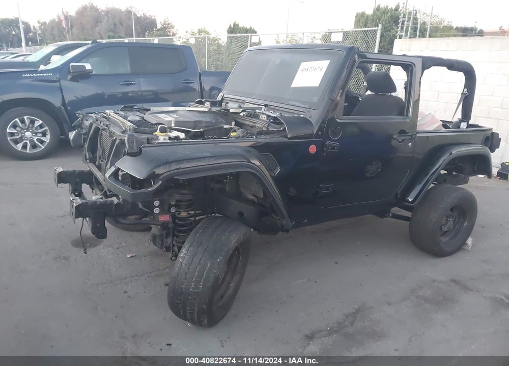 2016 JEEP WRANGLER SPORT VIN: 1C4GJWAG3GL287238