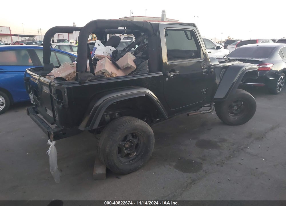2016 JEEP WRANGLER SPORT VIN: 1C4GJWAG3GL287238