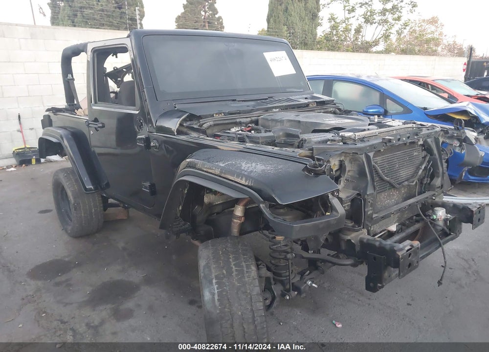 2016 JEEP WRANGLER SPORT VIN: 1C4GJWAG3GL287238