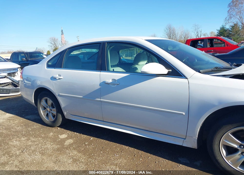 2012 CHEVROLET IMPALA LS RETAIL VIN: 2G1WA5E3XC1197722