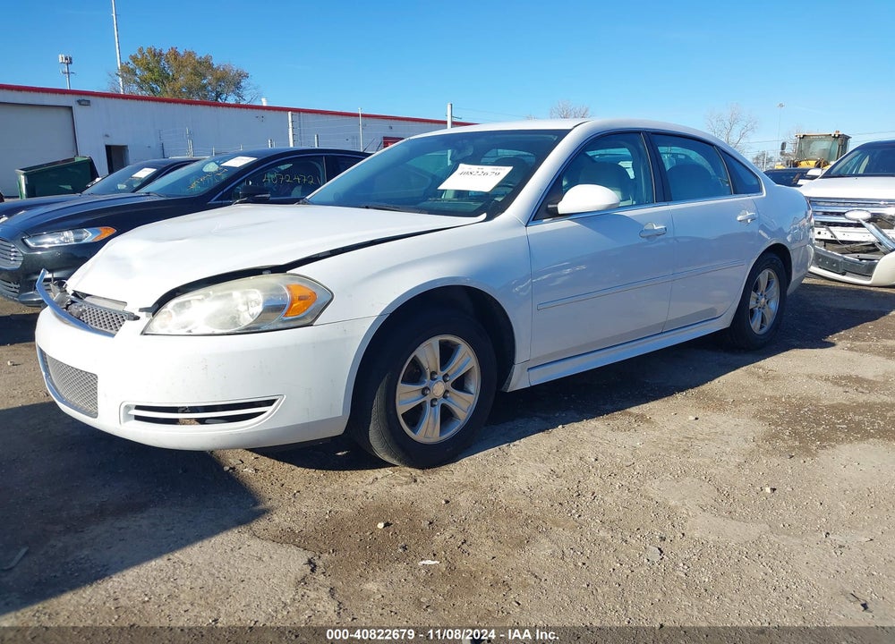 2012 CHEVROLET IMPALA LS RETAIL VIN: 2G1WA5E3XC1197722