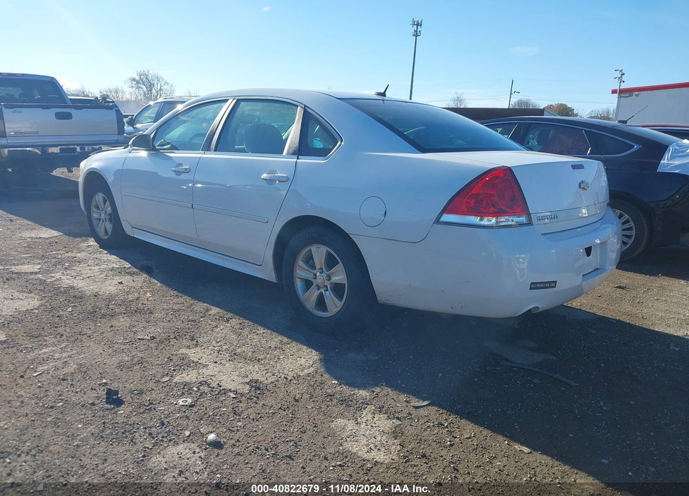2012 CHEVROLET IMPALA LS RETAIL VIN: 2G1WA5E3XC1197722