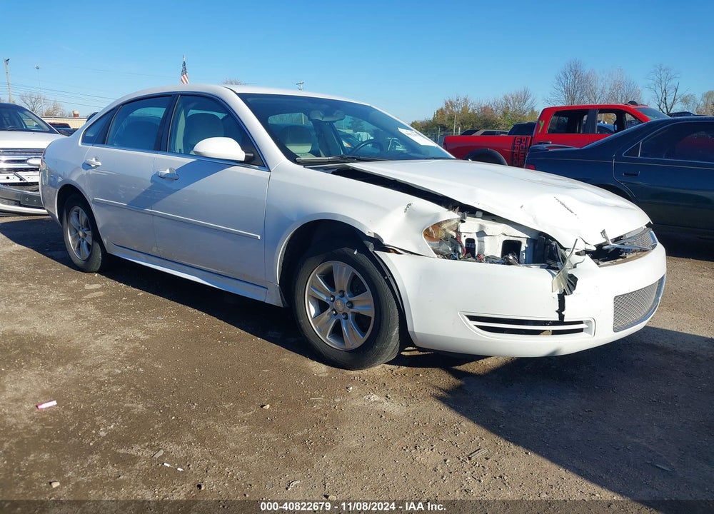 2012 CHEVROLET IMPALA LS RETAIL VIN: 2G1WA5E3XC1197722