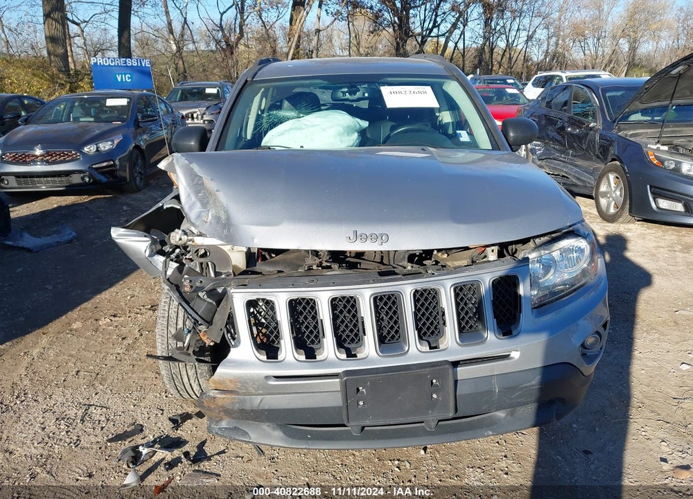 2017 JEEP COMPASS SPORT SE FWD VIN: 1C4NJCBA0HD141262