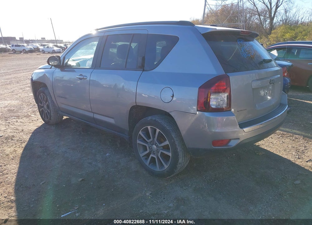 2017 JEEP COMPASS SPORT SE FWD VIN: 1C4NJCBA0HD141262