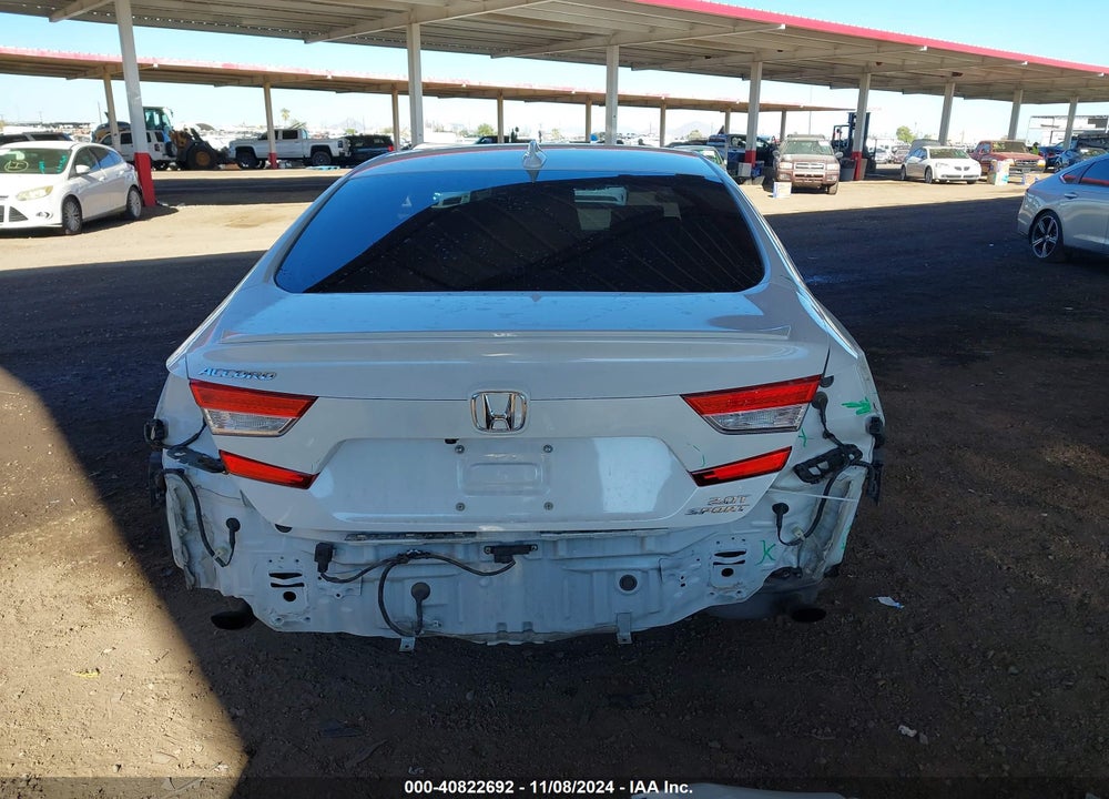 2018 HONDA ACCORD SPORT 2.0T VIN: 1HGCV2F3XJA050428