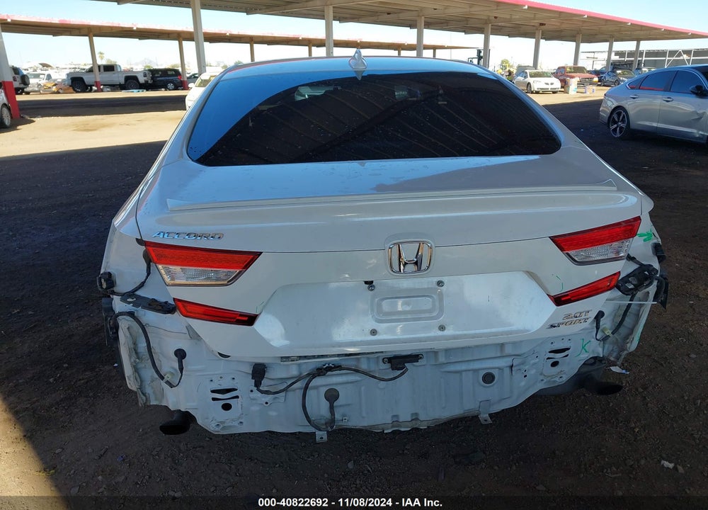 2018 HONDA ACCORD SPORT 2.0T VIN: 1HGCV2F3XJA050428
