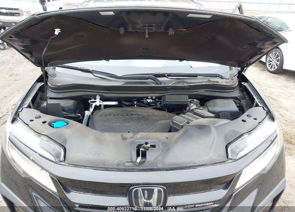 2022 HONDA PILOT AWD BLACK EDITION VIN: 5FNYF6H7XNB088182