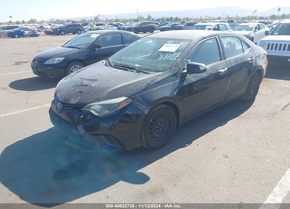 2016 TOYOTA COROLLA LE VIN: 5YFBURHE0GP417507
