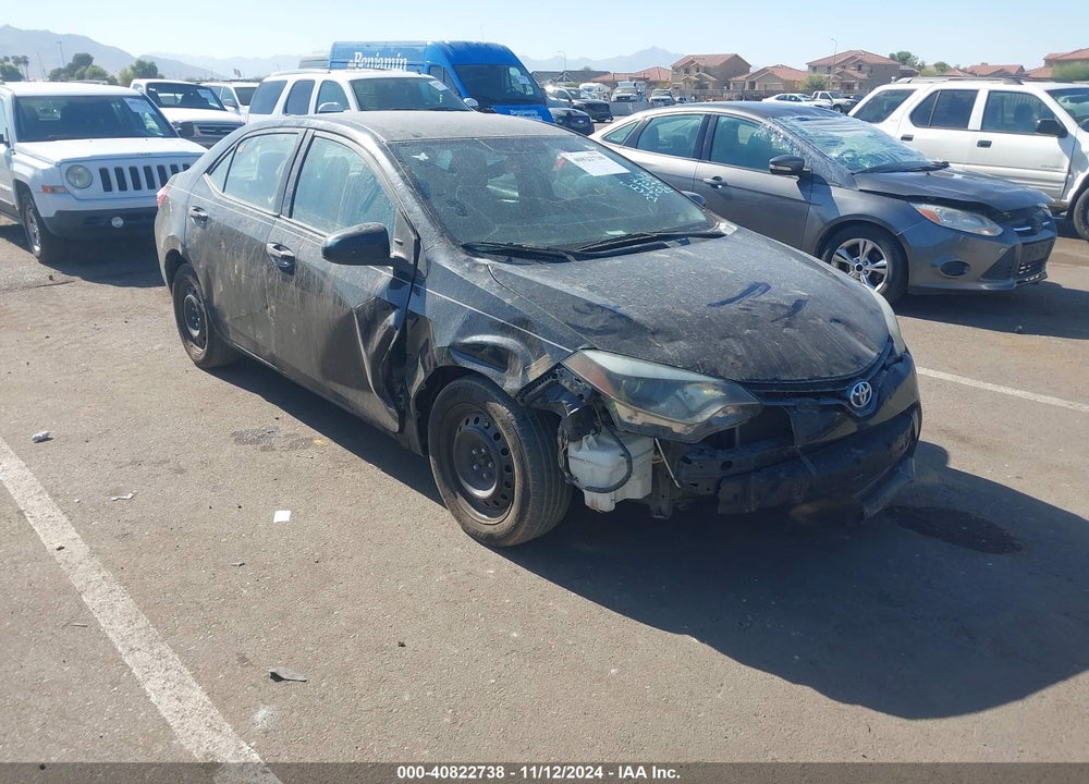 2016 TOYOTA COROLLA LE VIN: 5YFBURHE0GP417507