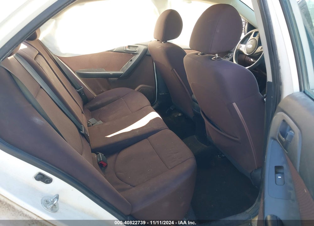 2010 KIA FORTE VIN: KNAFU4A24A5236190
