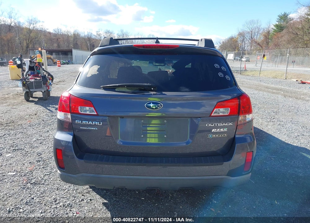 2014 SUBARU OUTBACK 2.5I PREMIUM VIN: 4S4BRBEC4E3291195