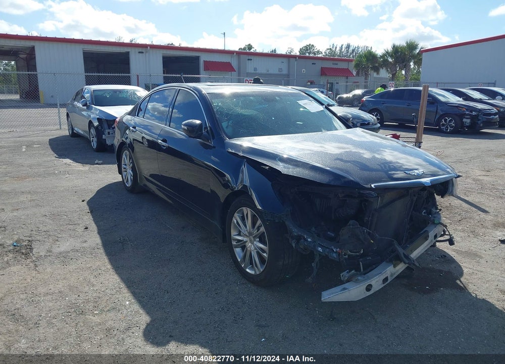 2013 HYUNDAI GENESIS 3.8 VIN: KMHGC4DD0DU252898