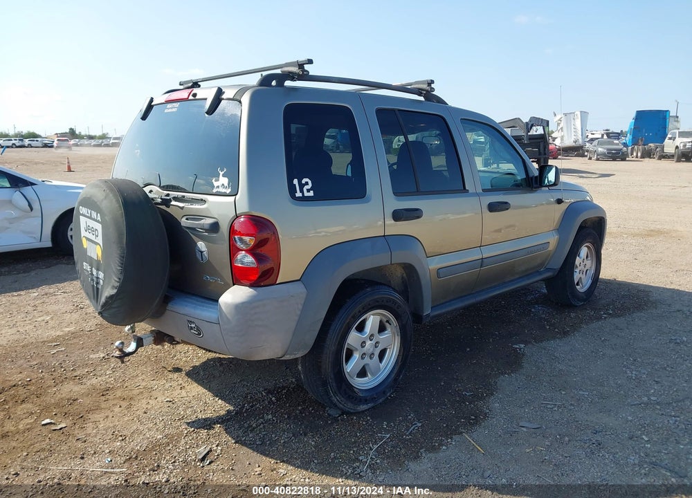 2006 JEEP LIBERTY SPORT VIN: 1J4GL48KX6W152113