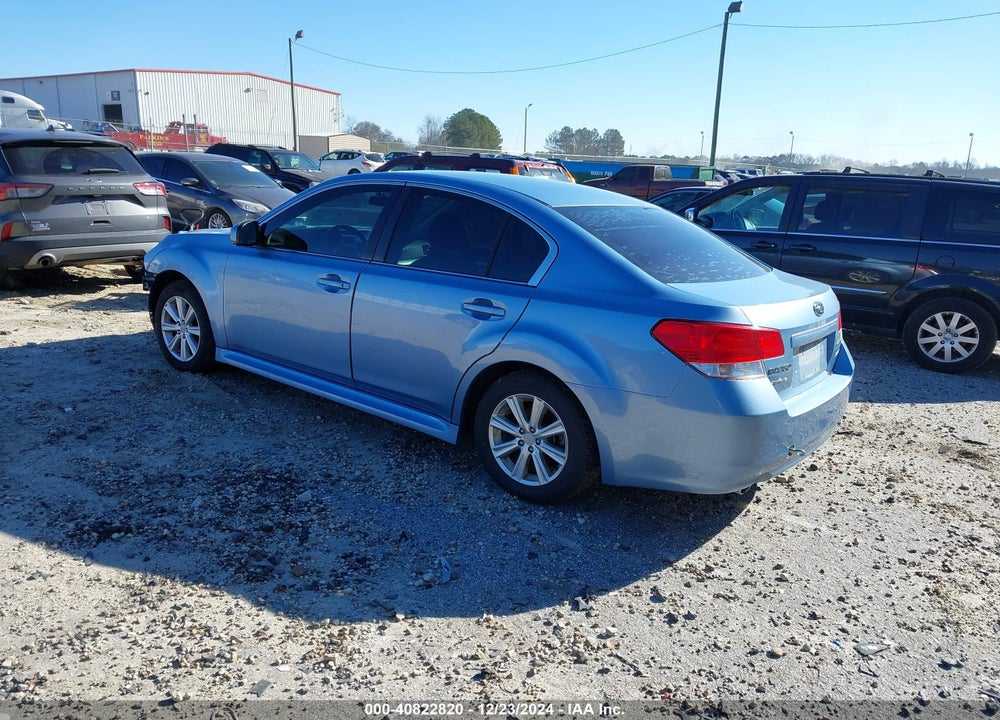 2012 SUBARU LEGACY 2.5I PREMIUM VIN: 4S3BMBC60C3021135