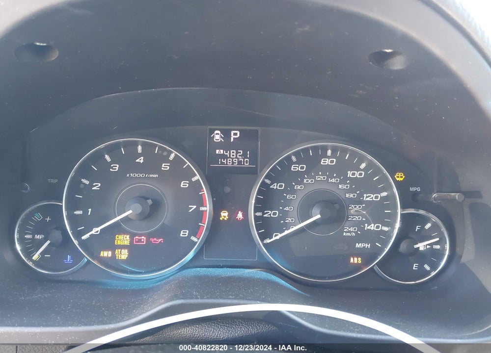 2012 SUBARU LEGACY 2.5I PREMIUM VIN: 4S3BMBC60C3021135