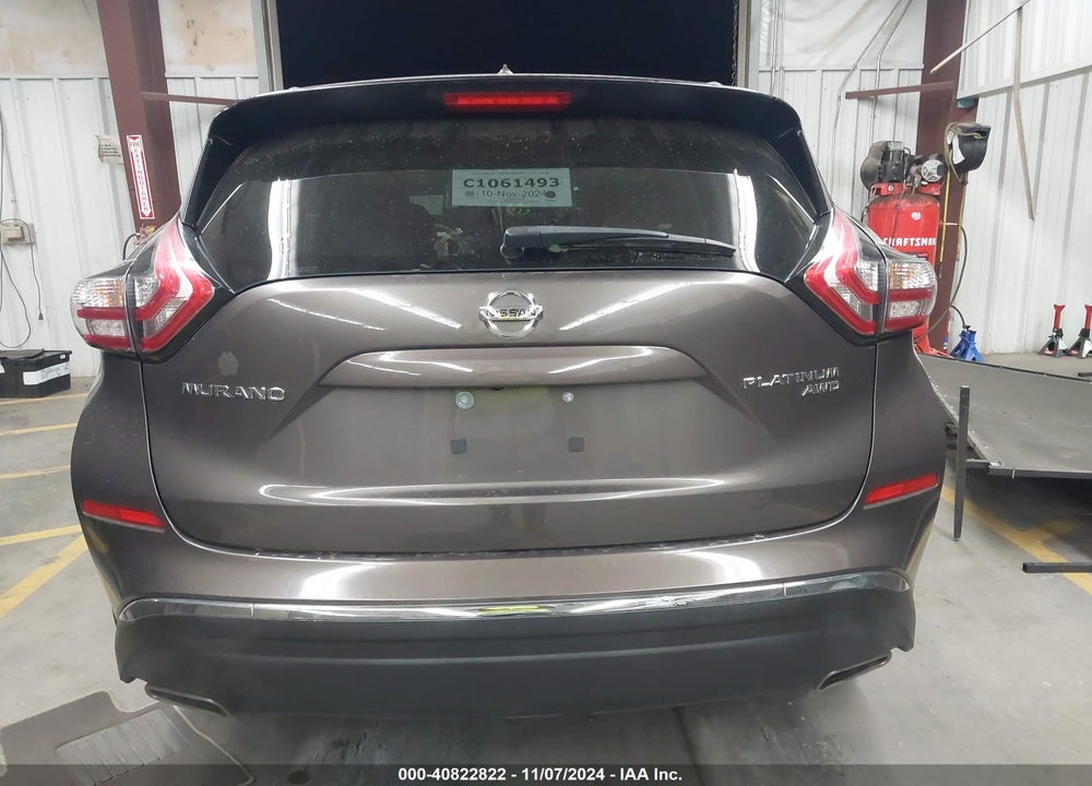2015 NISSAN MURANO PLATINUM VIN: 5N1AZ2MH0FN206075