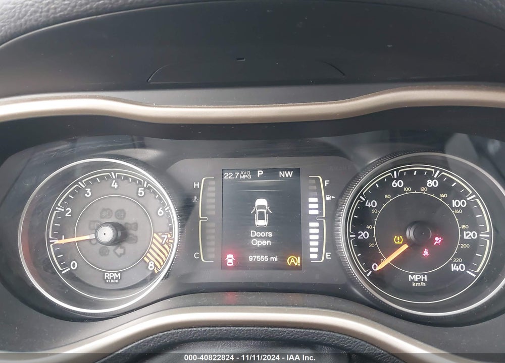 2015 JEEP CHEROKEE LATITUDE VIN: 1C4PJLCSXFW712192
