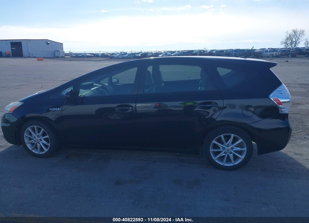 2012 TOYOTA PRIUS V FIVE VIN: JTDZN3EU2C3039889