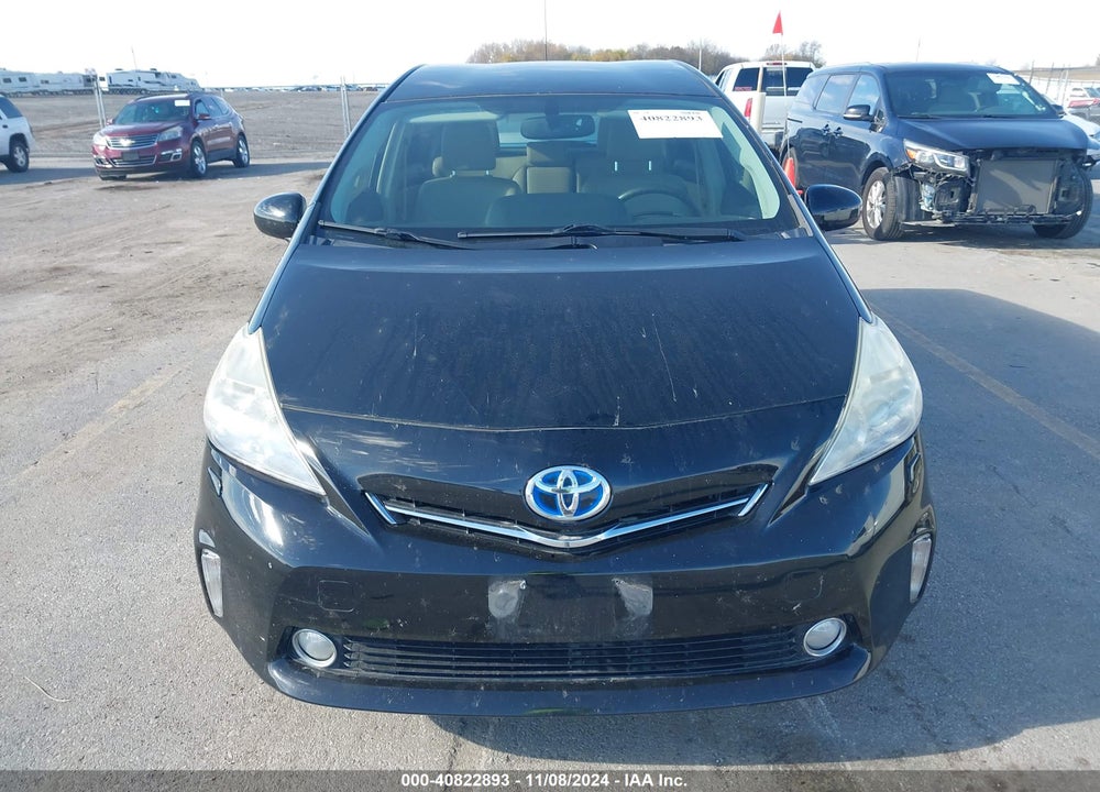 2012 TOYOTA PRIUS V FIVE VIN: JTDZN3EU2C3039889