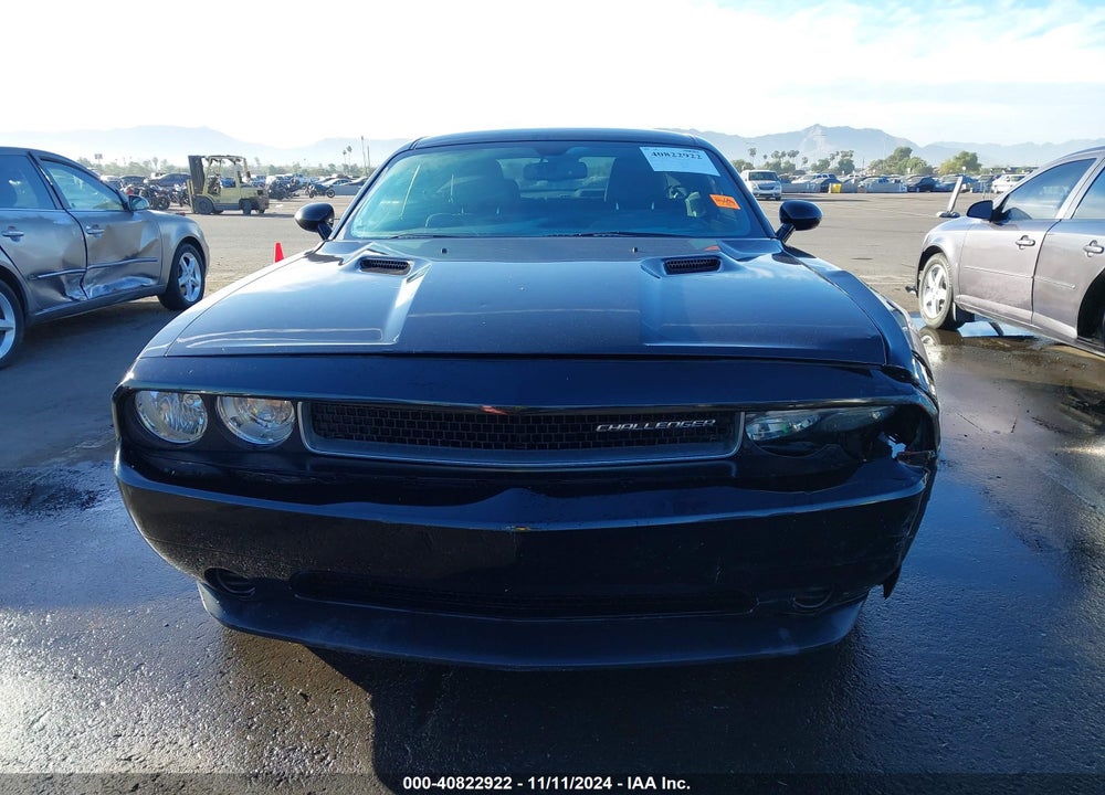2012 DODGE CHALLENGER SXT VIN: 2C3CDYAG6CH258183