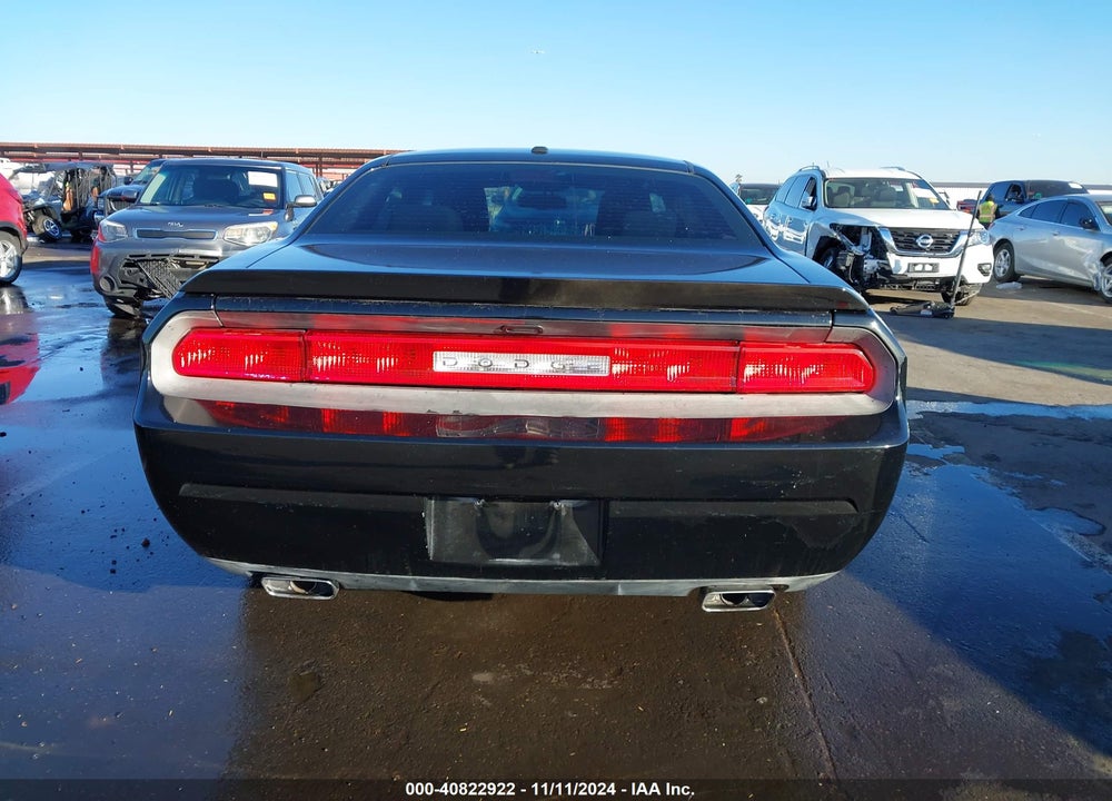 2012 DODGE CHALLENGER SXT VIN: 2C3CDYAG6CH258183