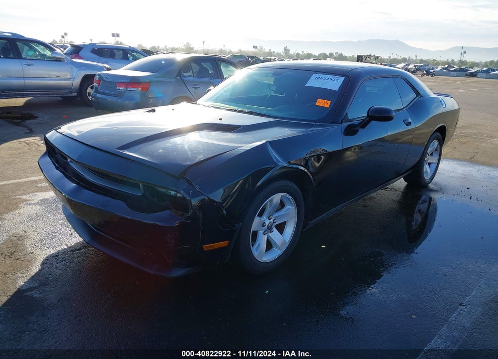 2012 DODGE CHALLENGER SXT VIN: 2C3CDYAG6CH258183