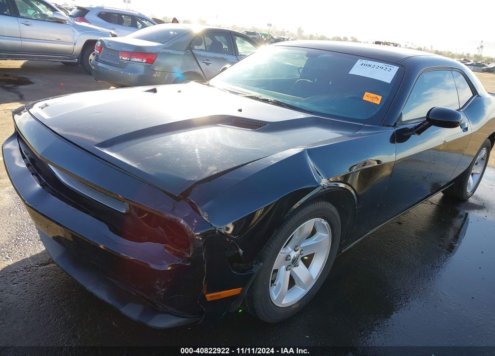 2012 DODGE CHALLENGER SXT VIN: 2C3CDYAG6CH258183