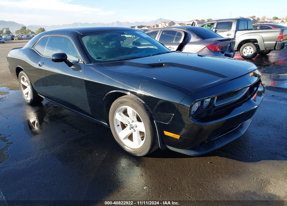 2012 DODGE CHALLENGER SXT VIN: 2C3CDYAG6CH258183