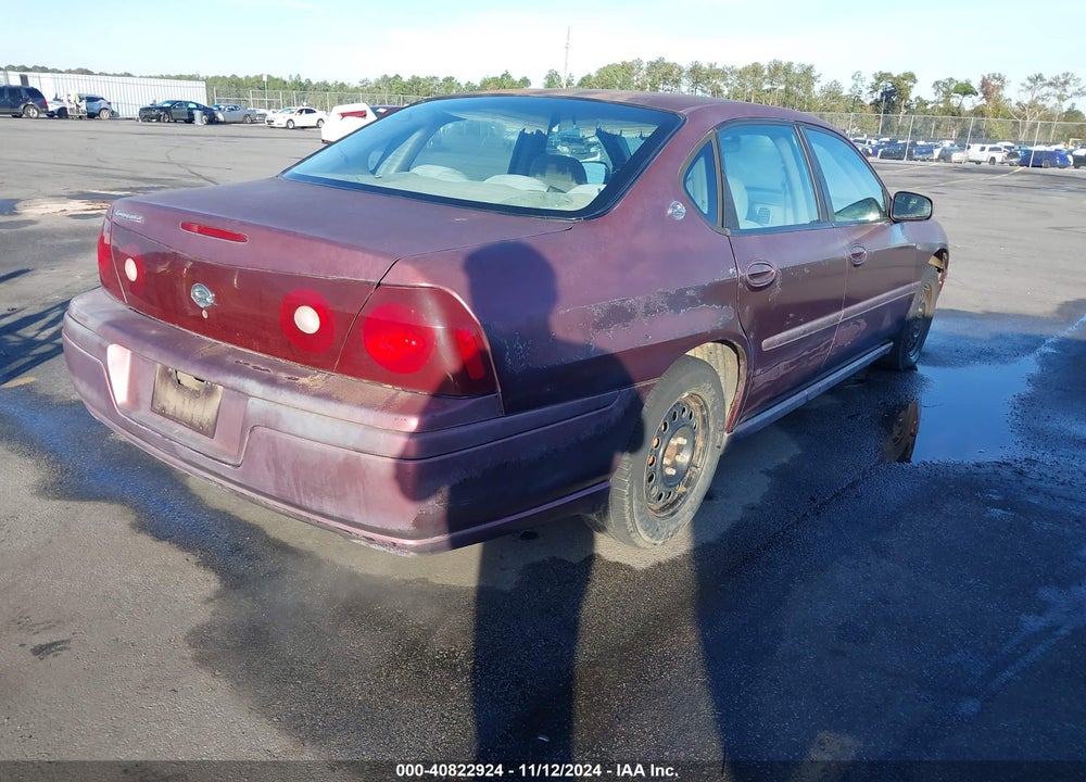 2004 CHEVROLET IMPALA VIN: 2G1WF52E549174178