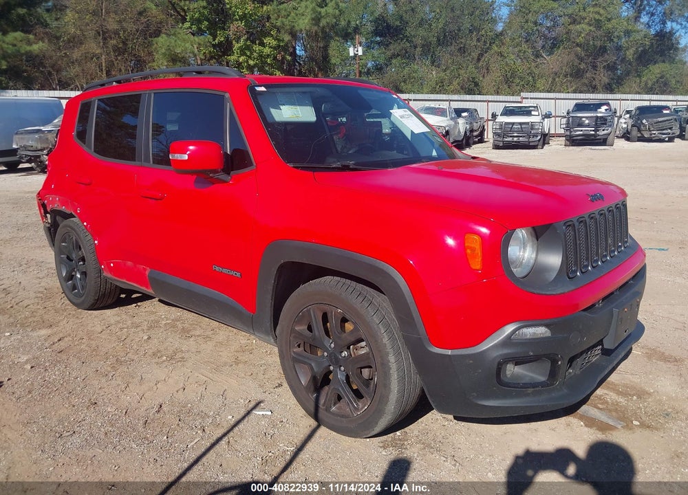 2018 JEEP RENEGADE ALTITUDE FWD VIN: ZACCJABB0JPG90195