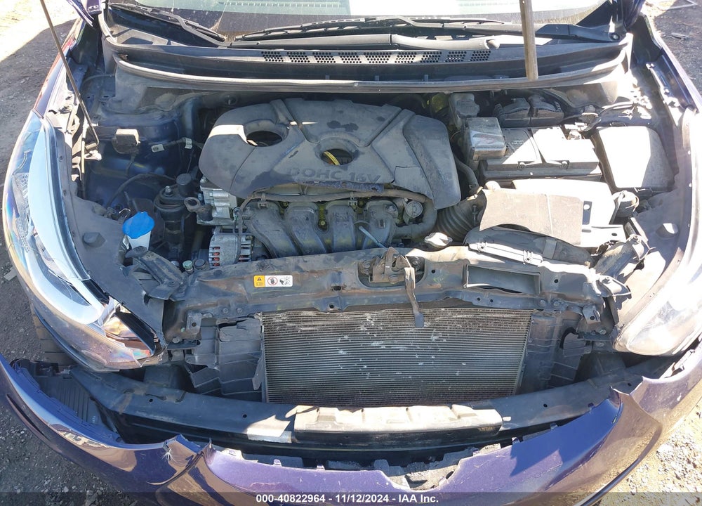 2014 HYUNDAI ELANTRA SE VIN: 5NPDH4AE9EH538489