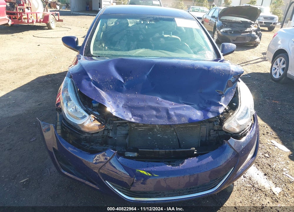 2014 HYUNDAI ELANTRA SE VIN: 5NPDH4AE9EH538489