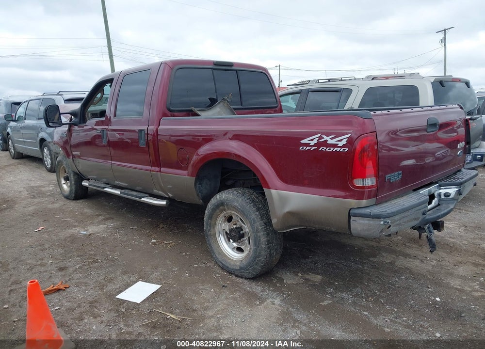 2004 FORD SUPER DUTY F-250 HARLEY-DAVIDSON/KING RANCH/LARIAT/XL/XLT VIN: 1FTNW21P04EC03880