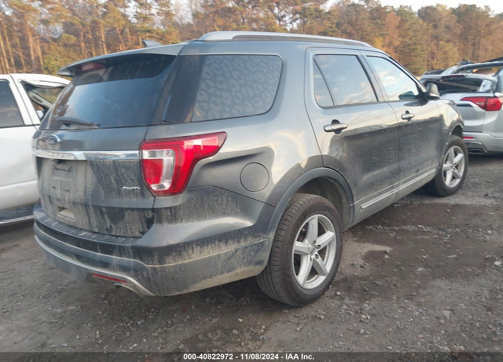 2017 FORD EXPLORER XLT VIN: 1FM5K8D84HGE21121