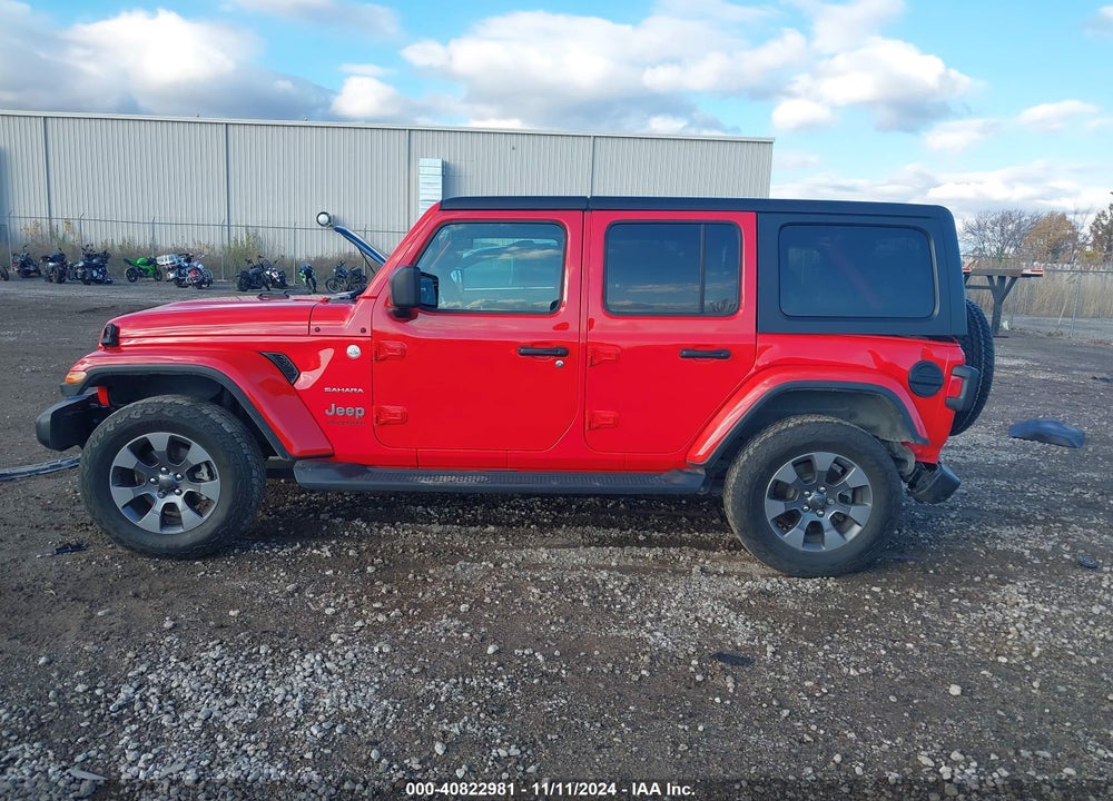 2019 JEEP WRANGLER UNLIMITED SAHARA 4X4 VIN: 1C4HJXEN4KW686850