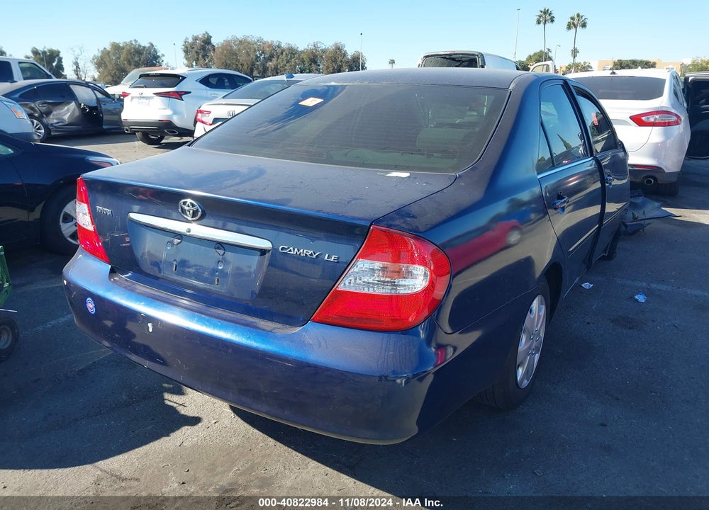 2003 TOYOTA CAMRY LE/SE/XLE VIN: JTDBE30K930213627