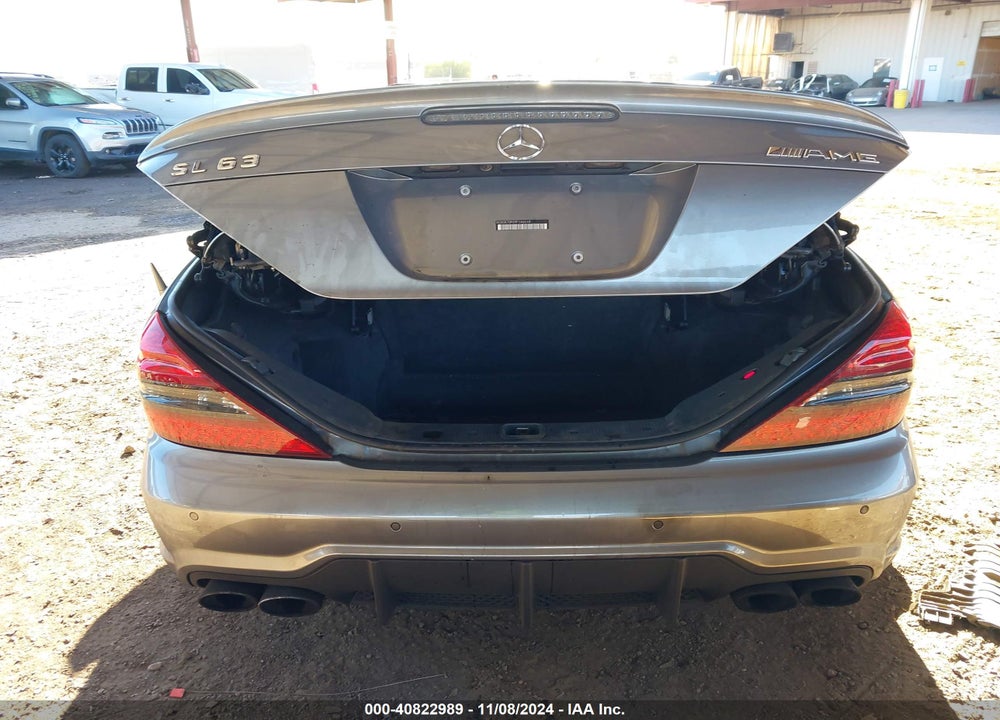 2009 MERCEDES-BENZ SL 63 AMG VIN: WDBSK70F09F146648