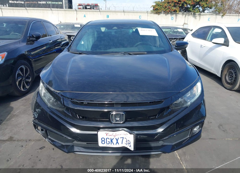 2019 HONDA CIVIC SPORT VIN: 19XFC2F8XKE202672