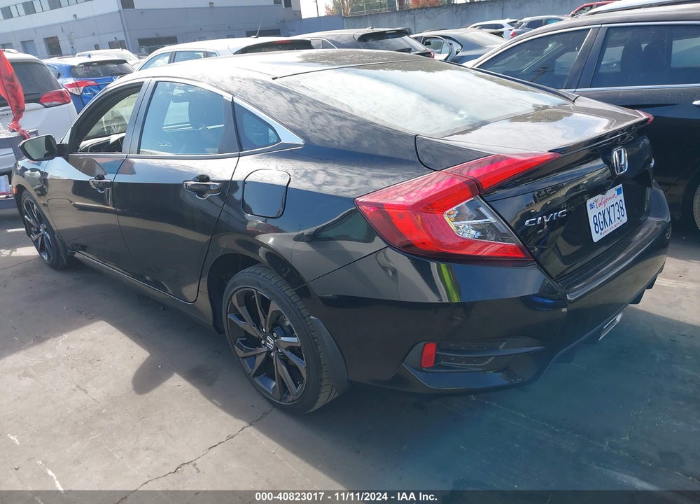 2019 HONDA CIVIC SPORT VIN: 19XFC2F8XKE202672