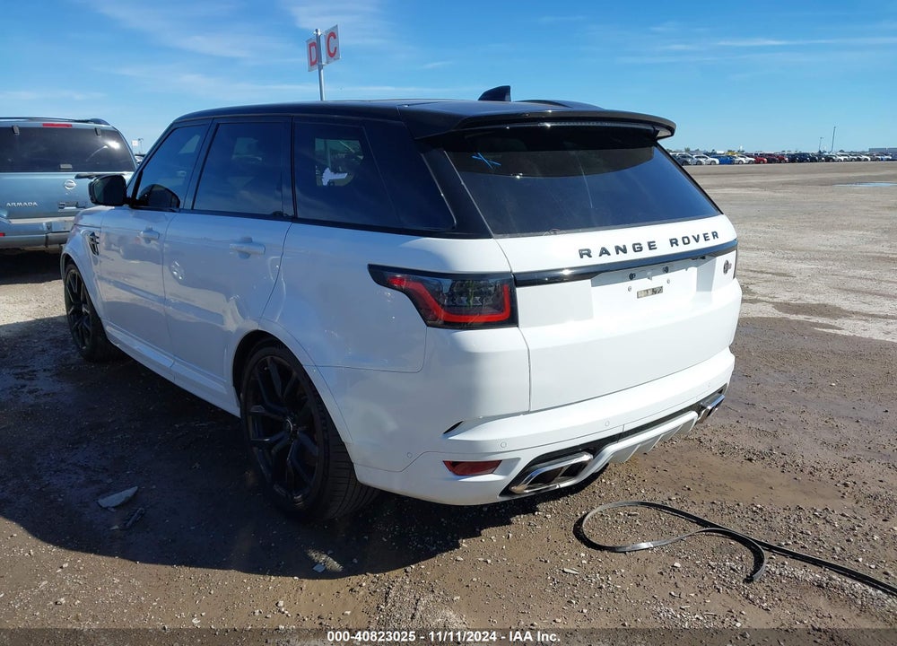 2018 LAND ROVER RANGE ROVER SPORT SVR VIN: SALWZ2SE3JA805158