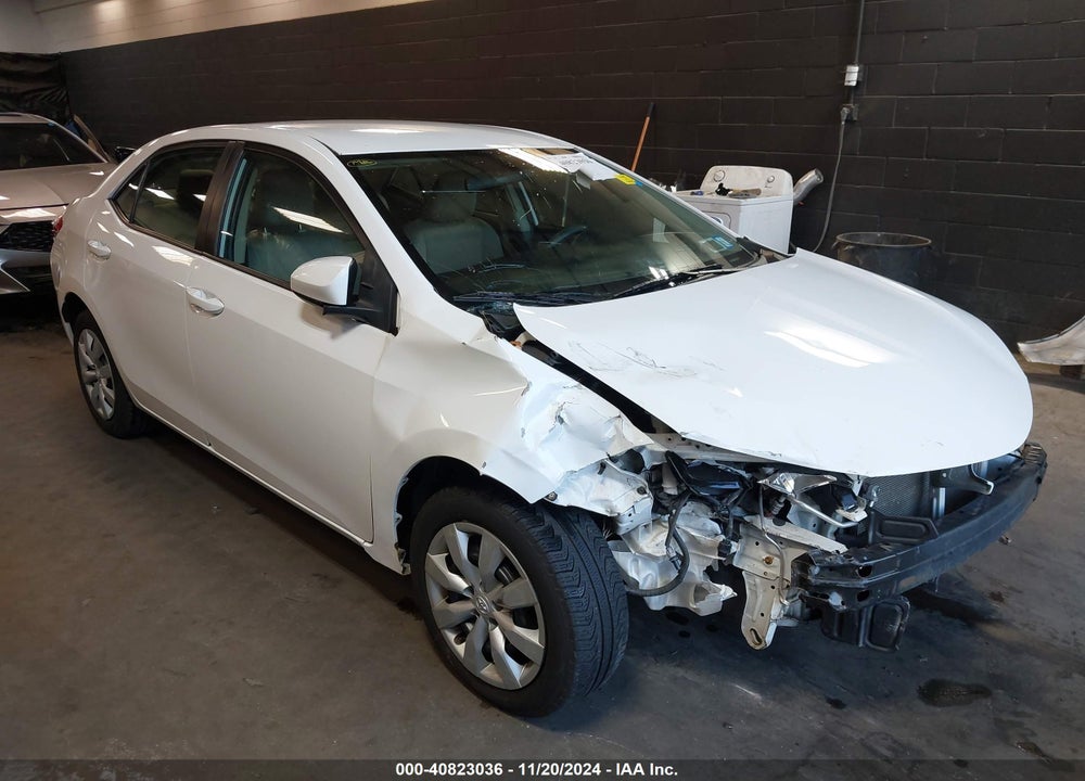 2016 TOYOTA COROLLA LE VIN: 2T1BURHE0GC715653