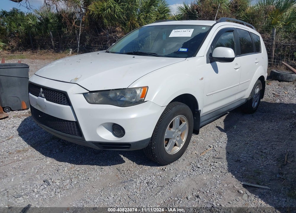 2010 MITSUBISHI OUTLANDER ES VIN: JA4AT2AW5AZ018348