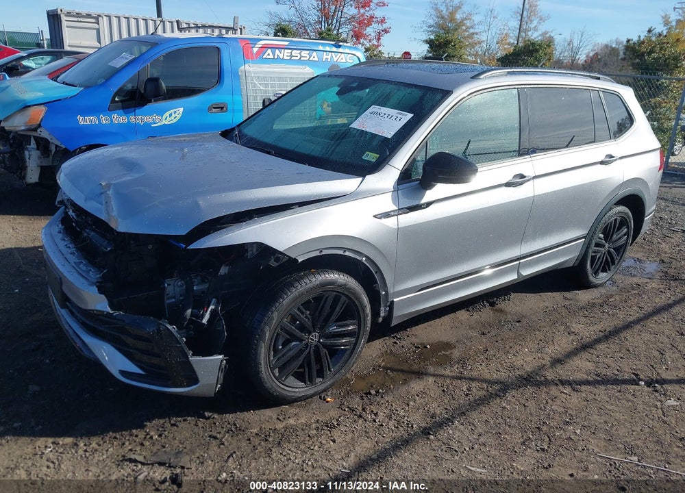 2022 VOLKSWAGEN TIGUAN 2.0T SE R-LINE BLACK VIN: 3VV8B7AX2NM018989