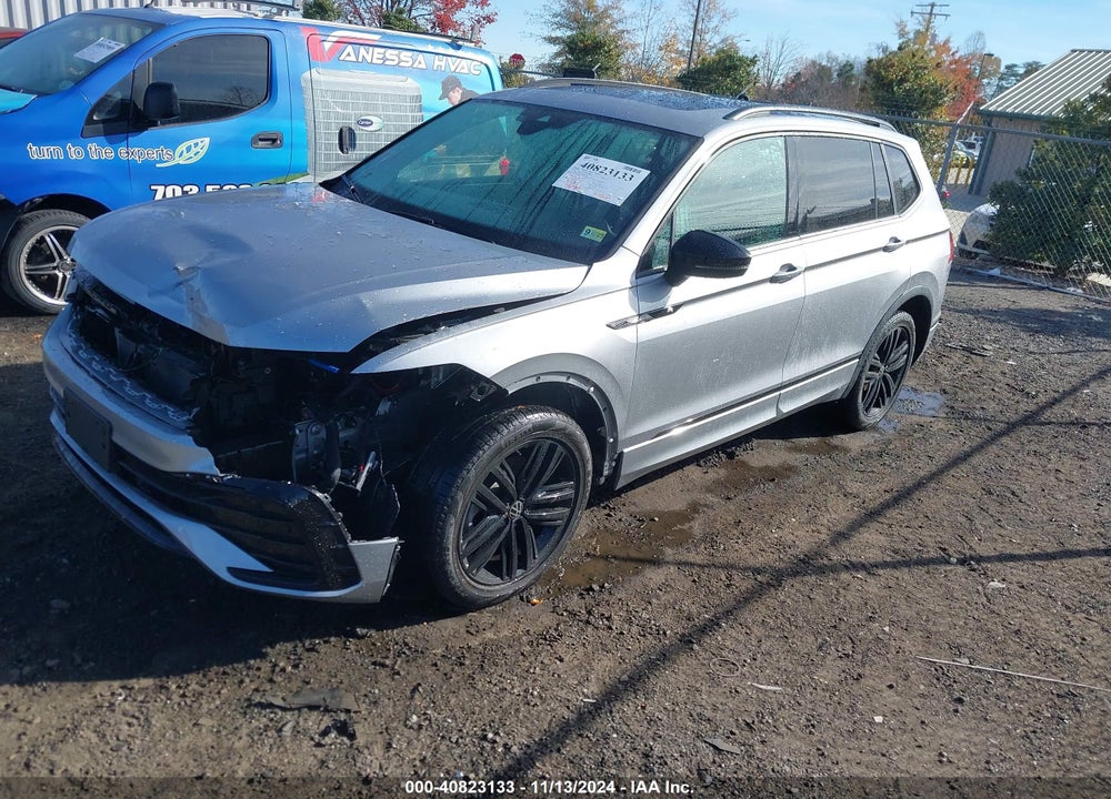 2022 VOLKSWAGEN TIGUAN 2.0T SE R-LINE BLACK VIN: 3VV8B7AX2NM018989