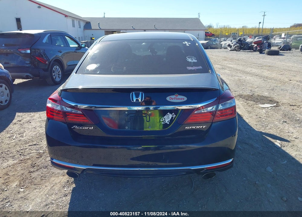 2016 HONDA ACCORD SPORT VIN: 1HGCR2F56GA228589