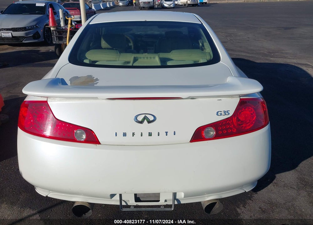 2005 INFINITI G35 VIN: JNKCV54E05M404545
