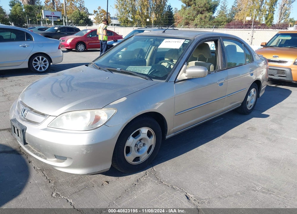 2004 HONDA CIVIC HYBRID W/ULEV (CVT) VIN: JHMES966X4S004193