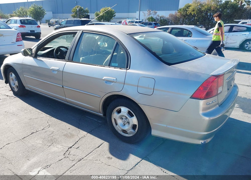 2004 HONDA CIVIC HYBRID W/ULEV (CVT) VIN: JHMES966X4S004193
