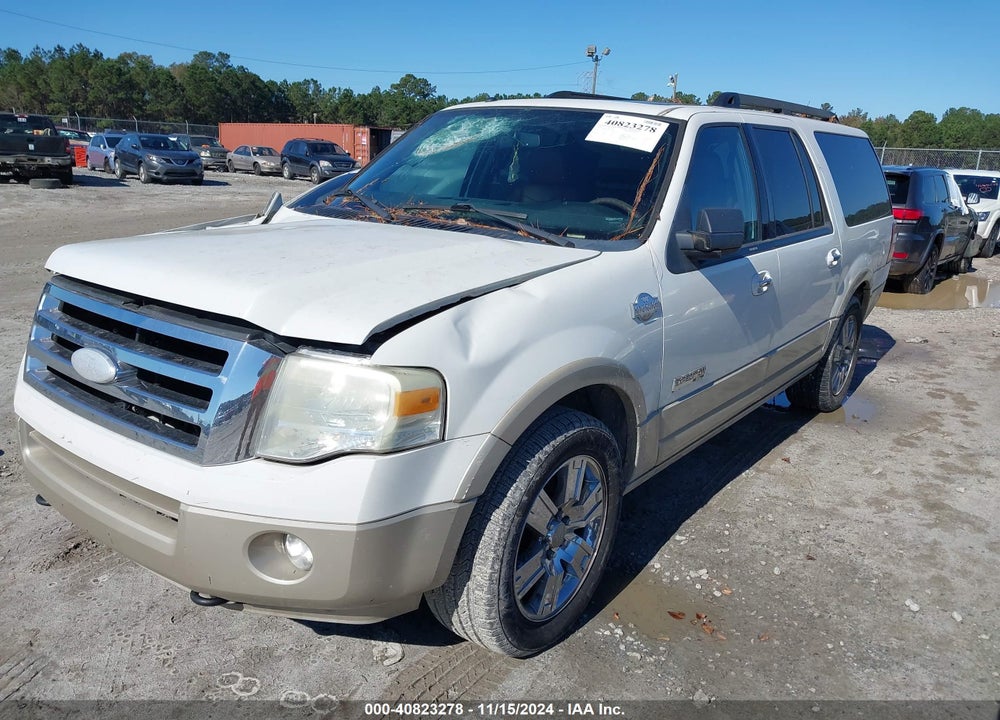 2008 FORD EXPEDITION EL EDDIE BAUER/KING RANCH VIN: 1FMFK18538LA23658